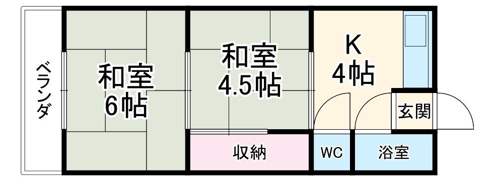 アネックス矢田橋南の間取り