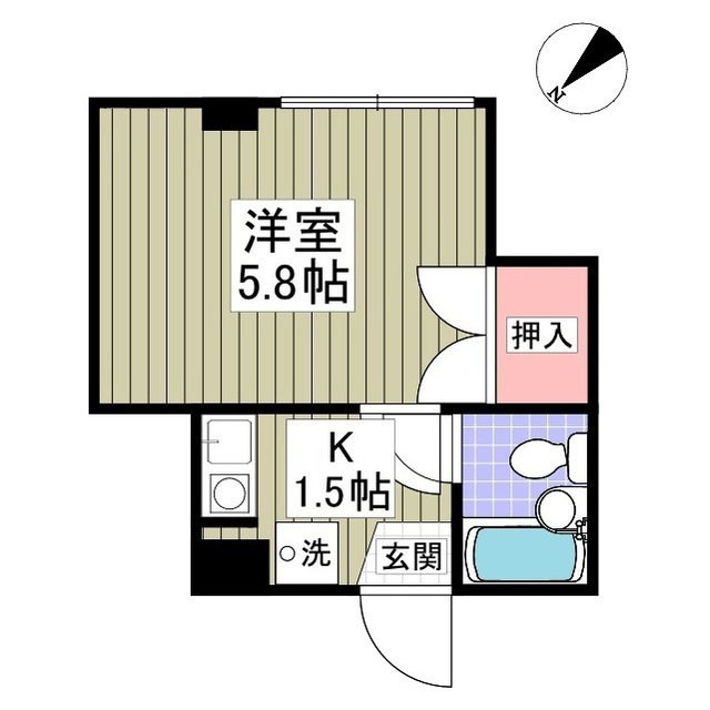 サカエコーポ桜ヶ丘の間取り