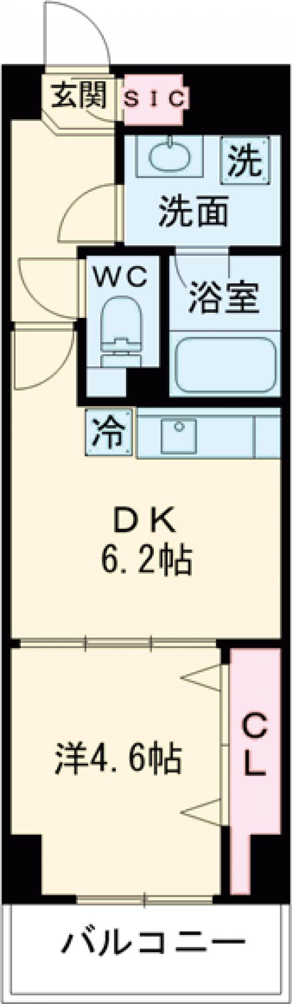 ジニア新宿中落合の間取り