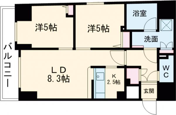 プレール・ドゥーク南千住の間取り