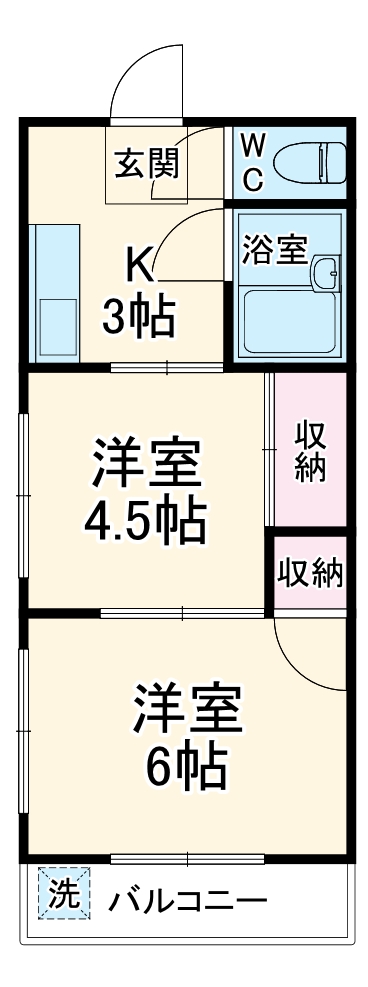 MSコーポラスの間取り