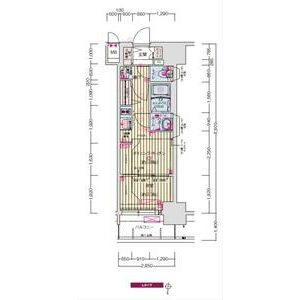 プレサンス ジェネ 新栄町駅前 葵の間取り