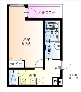 フジパレス吹田金田サウスの間取り