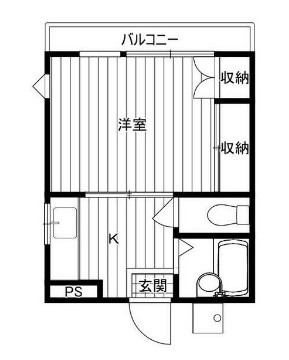 クリエール富岡の間取り