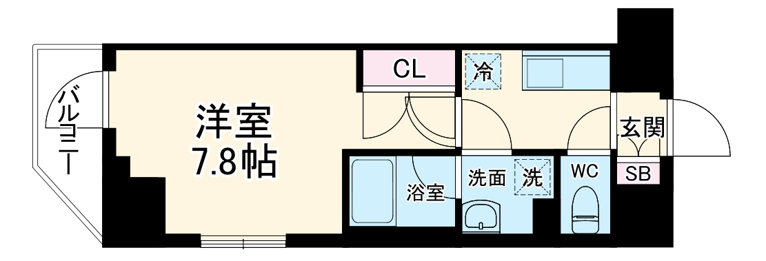 ラグゼナ平塚の間取り