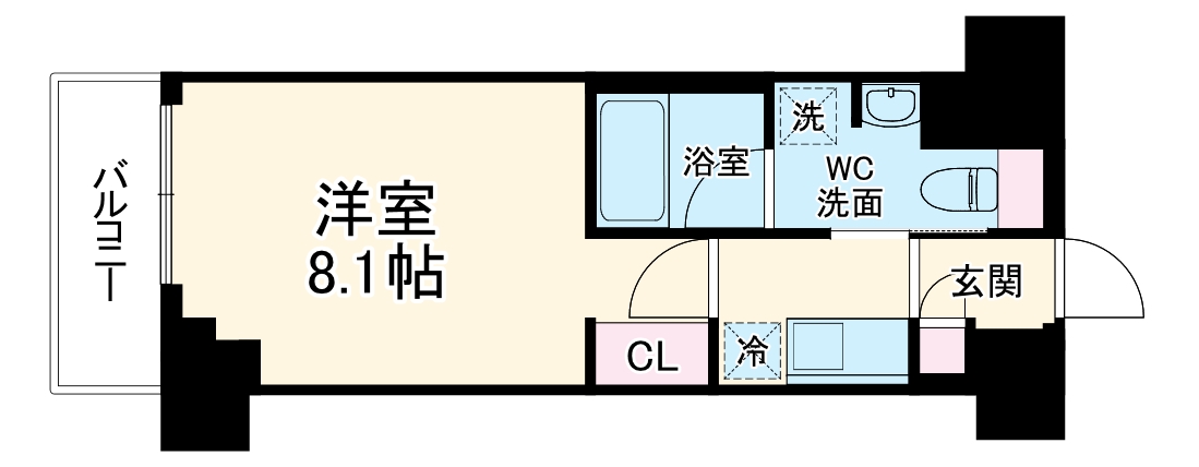 ラグゼナ平塚の間取り