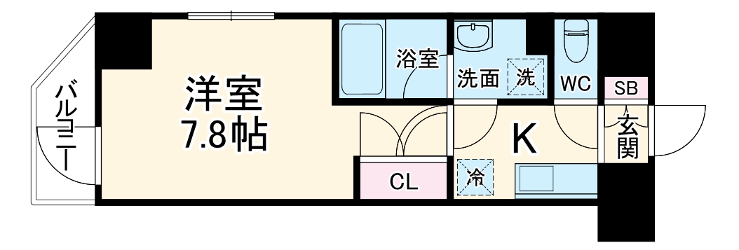 ラグゼナ平塚の間取り
