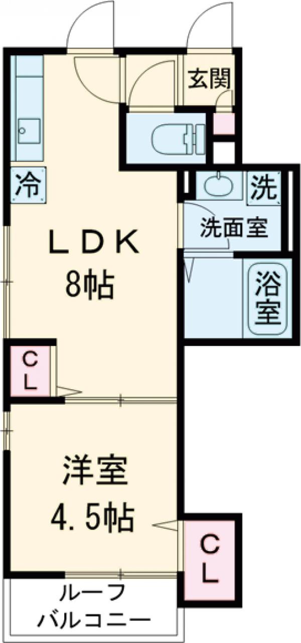 カリーノ田柄の間取り