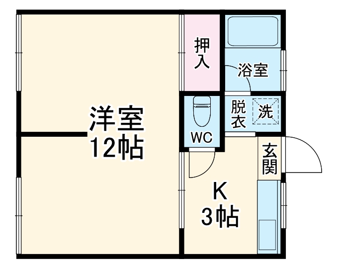 岡戸ビルの間取り