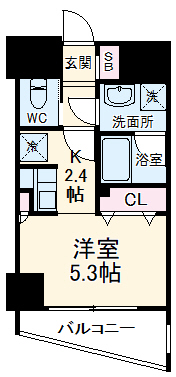 プレディアスタイル横濱沢渡の間取り