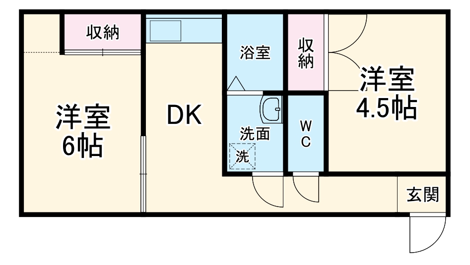 コーポ内山2の間取り