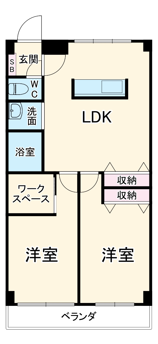 アメニティ21の間取り