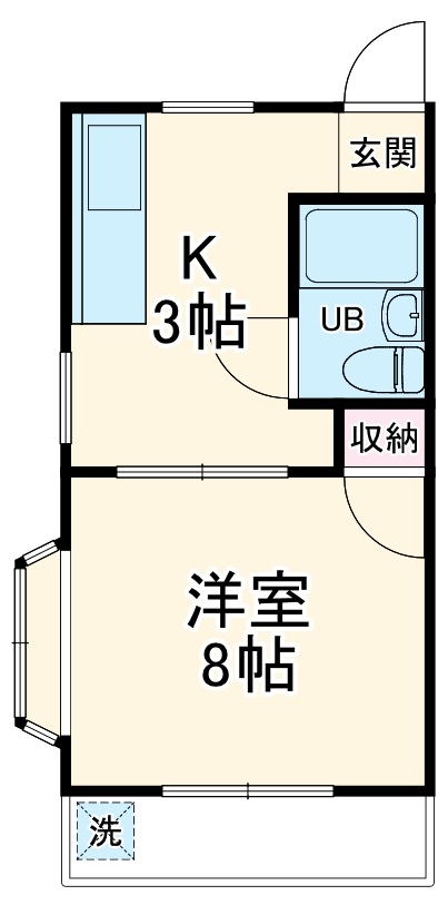 コーポアスワンⅠの間取り