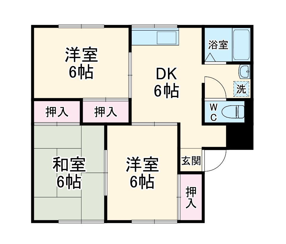 コーポ青和第3の間取り