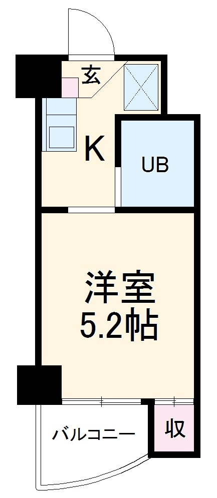 露橋ロイヤルハイツⅡの間取り