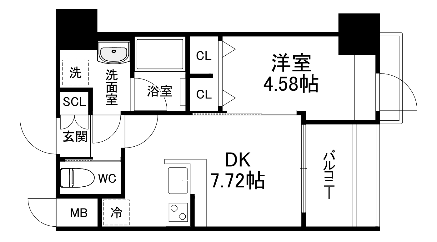 プレジオ難波ASIANの間取り