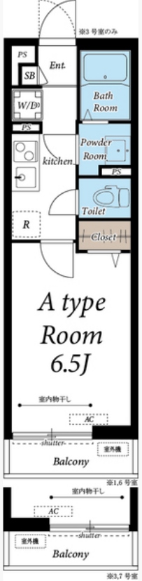 ヴィラ千葉の間取り
