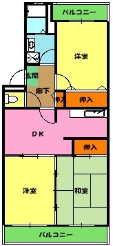グリーンタウン本中山の間取り