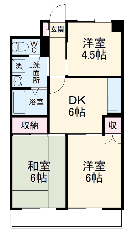 パラマウント野川の間取り