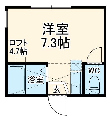 ユナイト山手マイエンフェルトの間取り