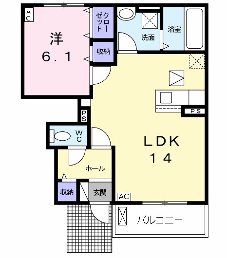 スーリールの間取り