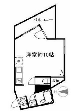クレール弥生の間取り
