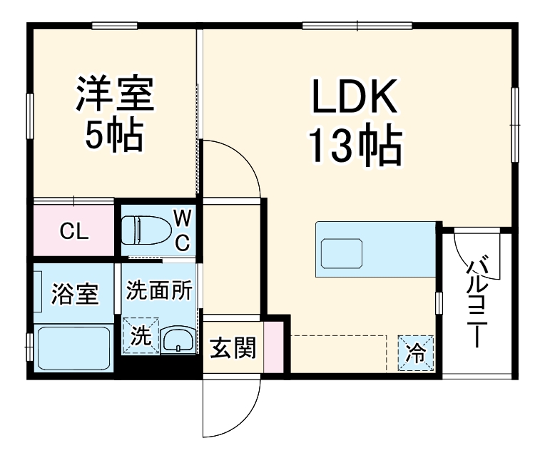 ＫＯＤＡＭＡ　ＨＯＵＳＥ・201号室の間取り