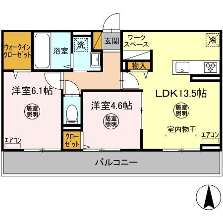 オーフィングⅢの間取り