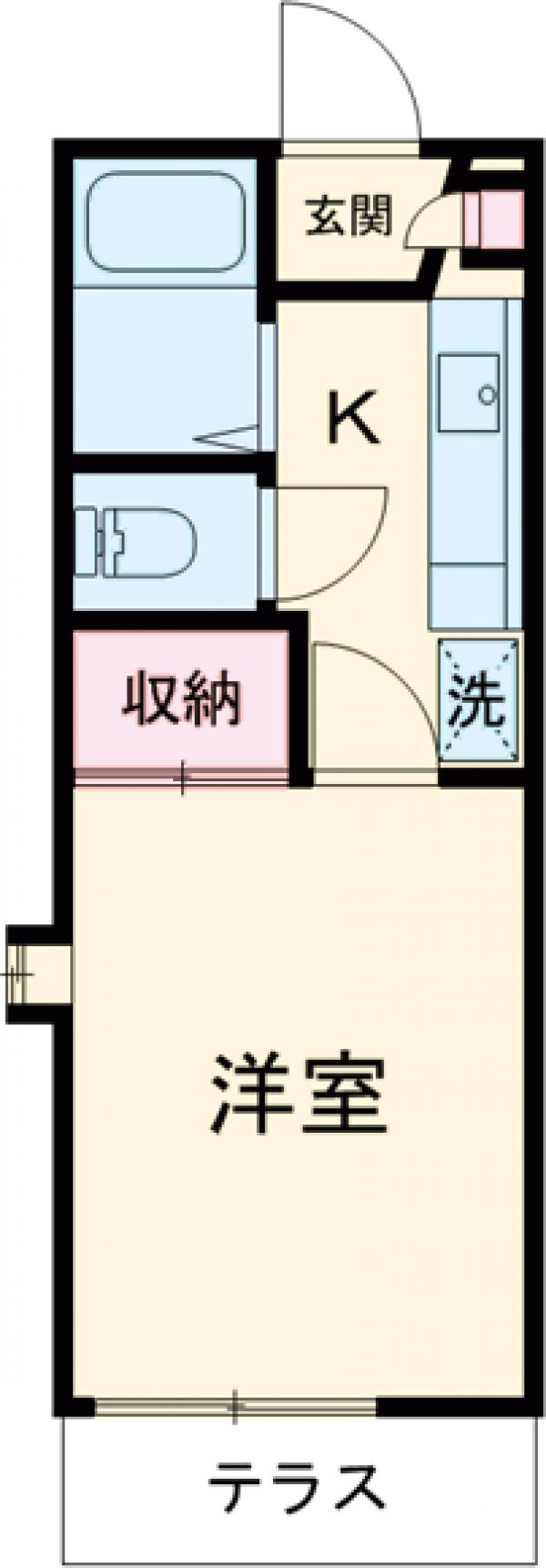 コーポ幸の間取り