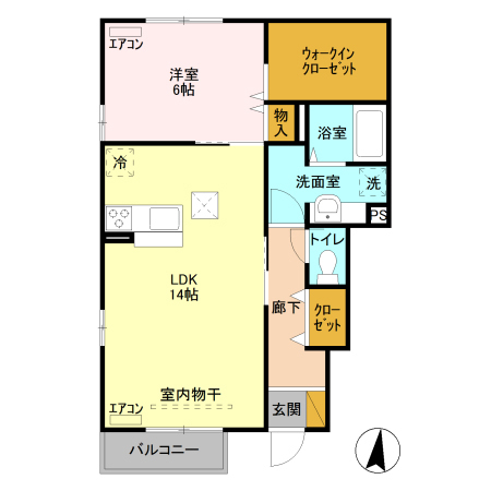 clairの間取り