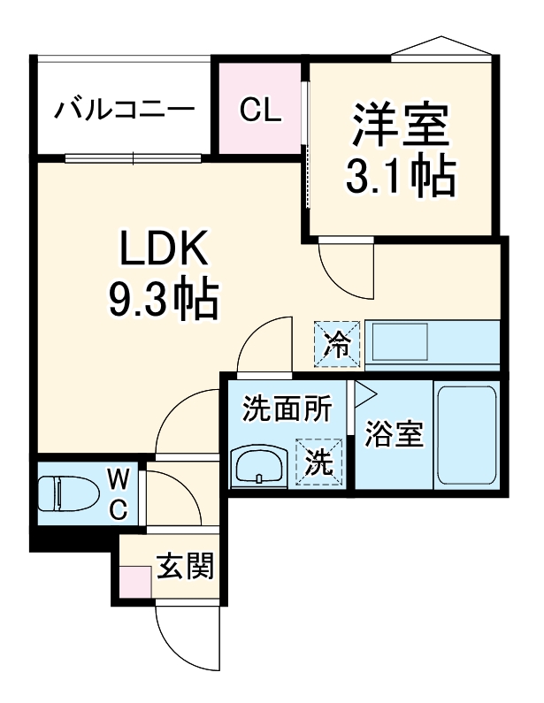 REGALEST 新瑞橋の間取り