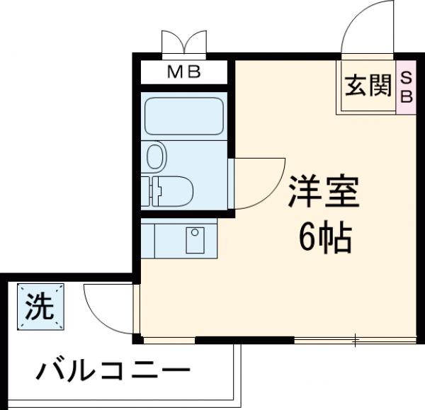 ユースフル都立大の間取り