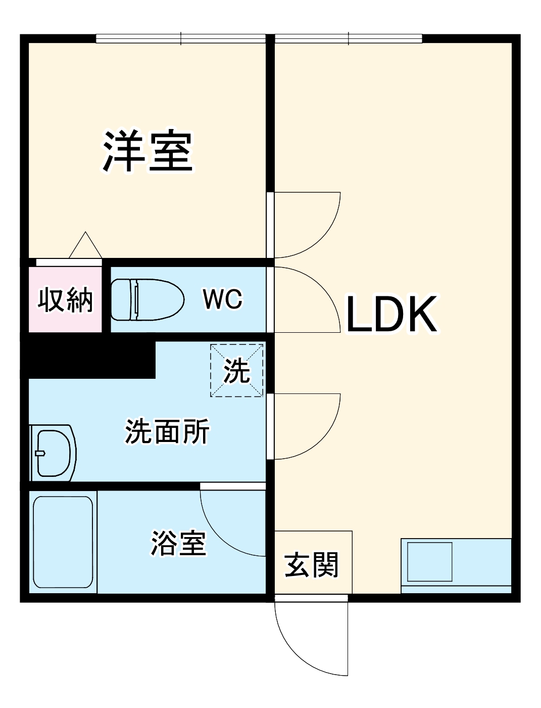 ベルハイツの間取り