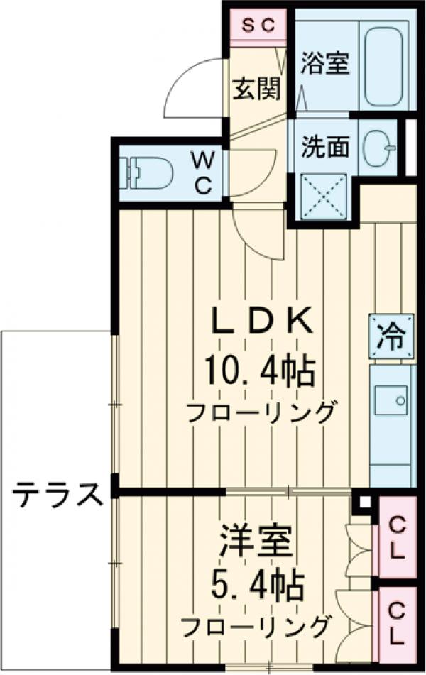サラテラスの間取り