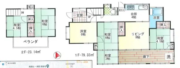 斎藤貸家の間取り