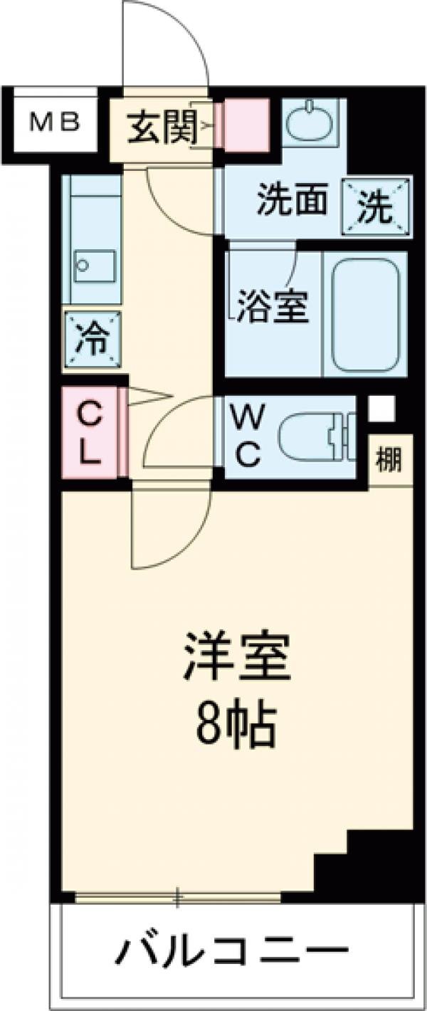 クレヴィスタ梅島の間取り