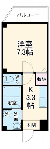 クレイン守口の間取り