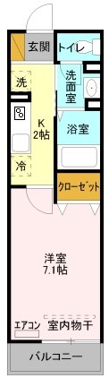 フルールの間取り