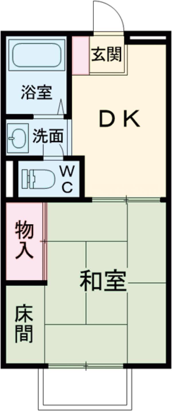 コーポ野口の間取り