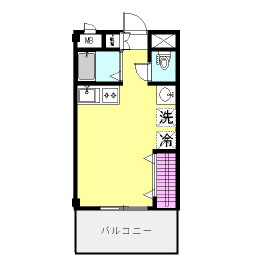 ハイムAOBADAIⅡの間取り