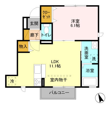 アルヴィータの間取り