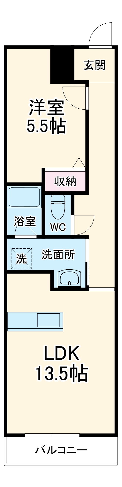 プルミエールKの間取り