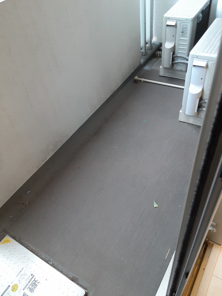 12/27 バルコニー