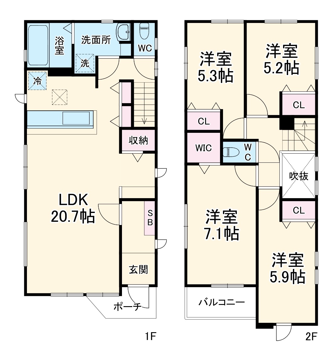 武井様戸建の間取り