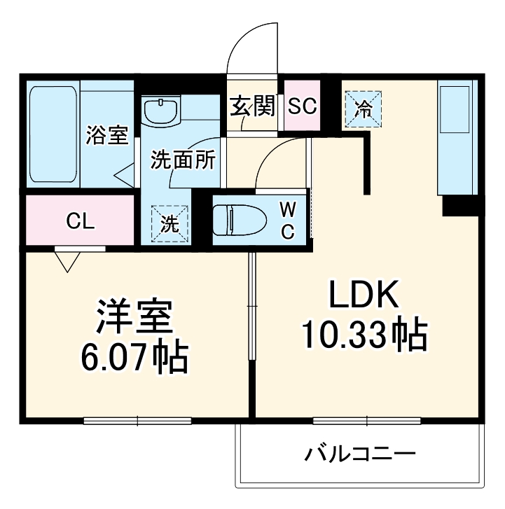 コンフォールの間取り