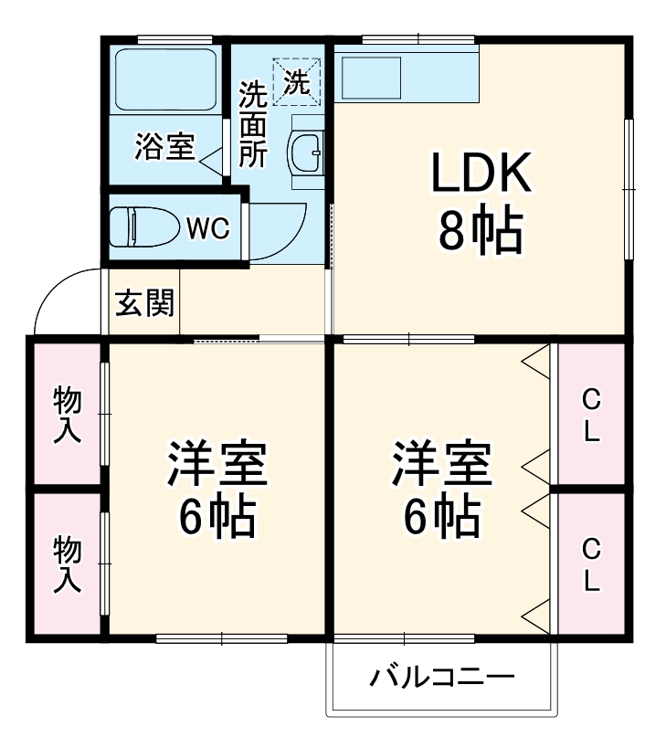 シティハイムエリーゼの間取り
