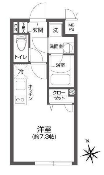 LEGALAND高円寺の間取り
