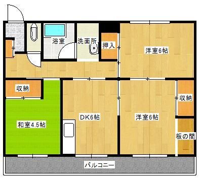きめたマンションの間取り