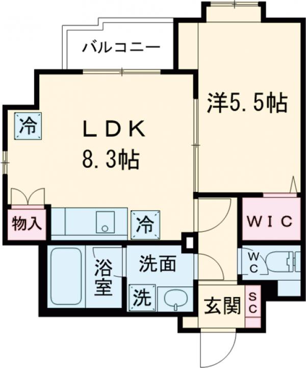 CHARMANT GRANDIRの間取り
