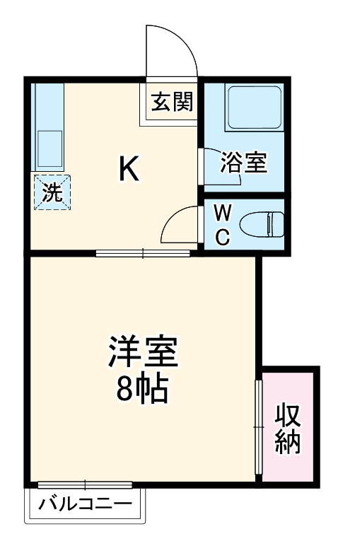 黄金台ハイツの間取り